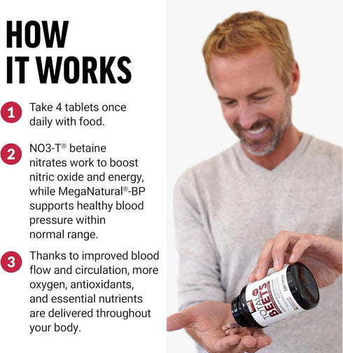 Force Factor Total Beets Nitric Oxide Supplement, 240 Tablets, 2 Pack with Beet Root Powder and Grapeseed Extract