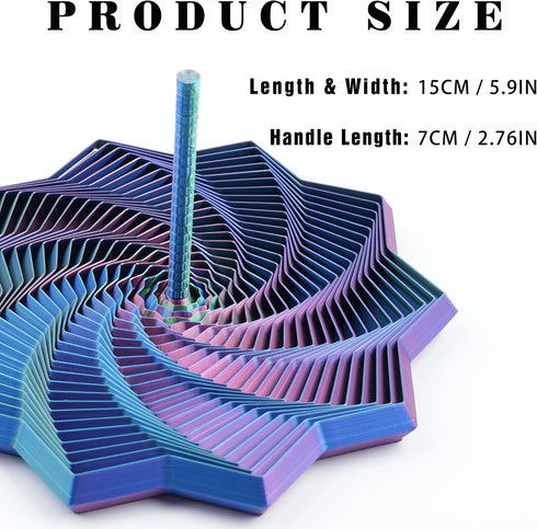 HAYWGES 2026 3D New Printed Expanded Sensory Fidget Star, Shaped Fidget Tools for Desktop Decompression, Stress Relief