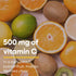 Natural Factors Kids Chewable Vitamin C 500 mg - 180 Wafers, Supports Immune Health, Bones, Teeth & Gums