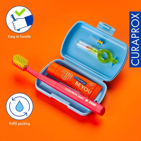 Curaprox Travel Set - Blue for On-the-Go Oral Care