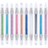 Maitys 10 Pieces Dual Tipped Silicone Nail Tools, Nail Sculpture Pen Brushes for DIY Manicure, Home Salon Kit
