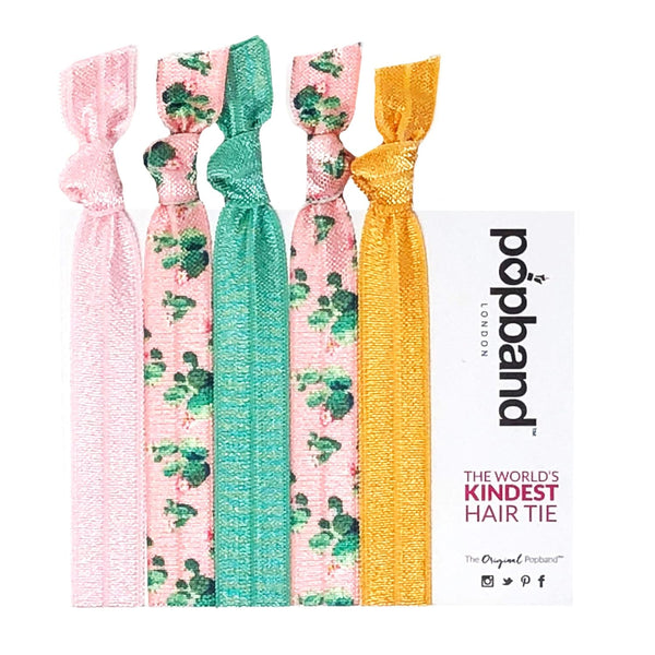 Popband Arizona Hair Tie Bands - 5 Pack of Elastic Hair Ties
