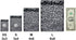 100-Pack 2x2.5 Sheer Organza Drawstring Gift Bags (X-Small) - Metallic Stars (Black/Silver) for Wedding Party Favors,