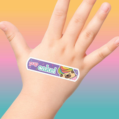 Yummy Animal Kids Bandages, 100 ct, Super Cute Adhesive Bandages for Minor Cuts, Scrapes, Burns, Easter Basket Stuffers