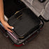 Not Made In China Makeup Bag Travel Organizer, Small Crocodile Cosmetic Case with Adjustable Dividers for Beauty Artists