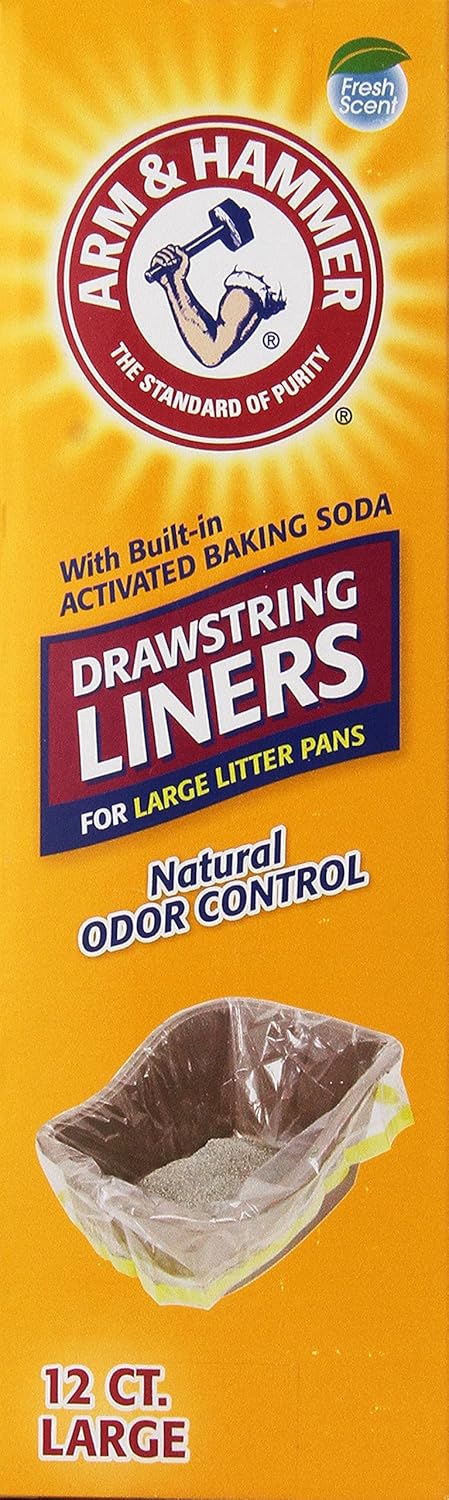 Petmate Large Drawstring Liners, 12 Count
