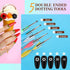 Teenitor Nail Art Kit for Beginners - Nail Art Supplies with Brushes, Dotting Tools, Stickers, Rhinestones, Foil, Tapes