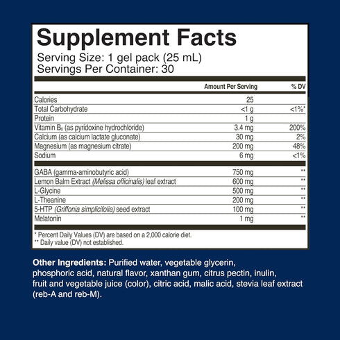 Healthycell REM Sleep - Extra Strength Liquid Gel Sleep Aid Supplement for Adults, 30 Gel Packs