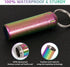 Pill Organizer, 2 Pack Waterproof Stainless Steel Travel Small Pill Box for Keychain or Pocket