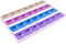 Apex 7-Day Mediplanner Pill Organizer, Weekly, 4 Times A Day, Color-Coded, Easy-Open, See-Through Lids