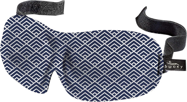 Bucky 40 Blinks No Pressure Eye Mask for Travel & Sleep - Blue Atlas, One Size