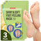 Purederm Shiny & Soft Foot Peeling Mask (3 pack) for Smooth Baby Skin, Exfoliating Calluses