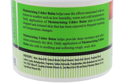 The Happy Cow Moisturizing Udder Balm, 12 Ounce Jar
