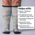 Seamless Viasox EasyStretch Diabetic Socks for Men & Women, Non Binding, Toe, Loose Fit