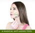 kimkoo 3 in 1 Jade Roller and Gua Sha Kit, 100% Real Natural Jade Stone Facial Massager Tool for Anti Aging