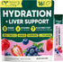 Venture Pal Hydration Packets + Liver Support- Liquid Daily IV Electrolyte Powder