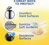 Lysol Disinfectant Spray, 12.5 oz, Lemon Breeze, Antibacterial and Sanitizing Spray for Deodorizing