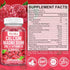 Calcium Magnesium Zinc Gummies with Potassium, Vitamin C, B6, D3, K2 - Supports Bones, Muscles, Teeth & Immunity - 60