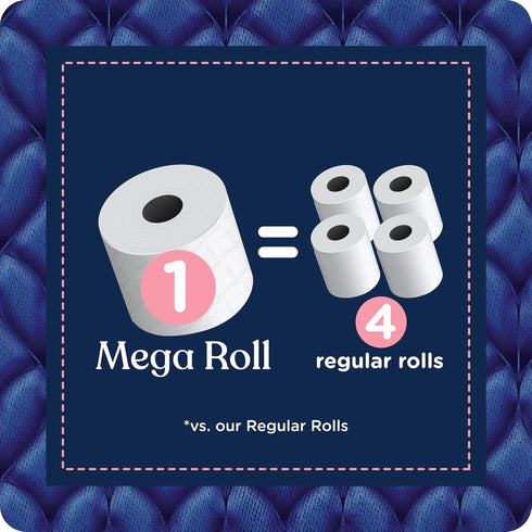 Quilted Northern Ultra Plush Toilet Paper, 6 Mega Rolls = 24 Regular Rolls, 3 Ply Soft Toilet Tissue