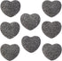 SUNYIK Lava Rock Gemstone Puffy Heart, Natural Pocket Stone Figurine Decoration Aromatherapy