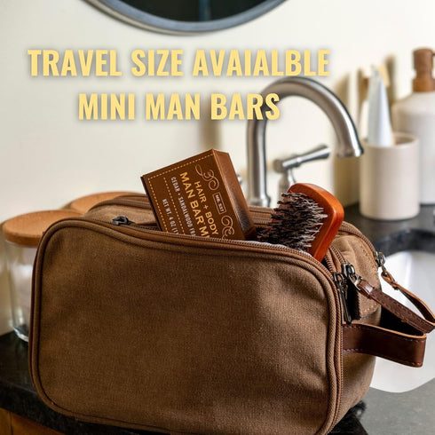 San Francisco Soap Company Siberian Fir Fragrance Man Bar, Hydrating, Made in the USA