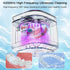 Ultrasonic Retainer Cleaner Machine, 300ML Dental Cleaning Pod for Denture, Aligner, Night Guard, 42kHz Sonic Cleaner