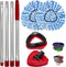 Spin Mop Handle,Mop Heads Replacements,Scrubber Mop Head and Mop Base Combo Set