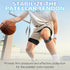 HLGO Silicone Patellar Tendon Support Knee Strap, Adjustable Patella Support Strap with Compression Cushion, Anti-Slip