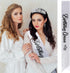 VELSCRUN Birthday Queen Tiara Crowns - Crystal Headband and Sash for Women Girls Birthday Party Decorations