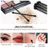 30 PCS Professional Disposable Dual Side Sponge Eyeshadow Brushes, Double Head Applicator Cosmetic Tools