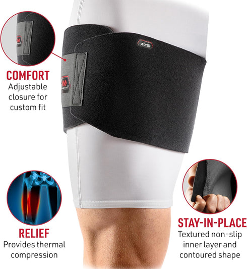 McDavid Adjustable Groin Wrap, Black, 475