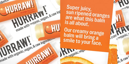 Hurraw! Lemon, Orange, Lime Lip Balms, 3 Pack Bundle: Organic, Vegan, Cruelty Free