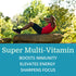 SuperV BEST Process Alkaline, Energizing & Detoxifying Multivitamin with Superfoods and Herbs