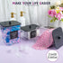 Yoshiky 3Pcs Laundry Pods Container, Acrylic Clear Laundry Room Organization Containers with Dryer Sheet Holder,Large