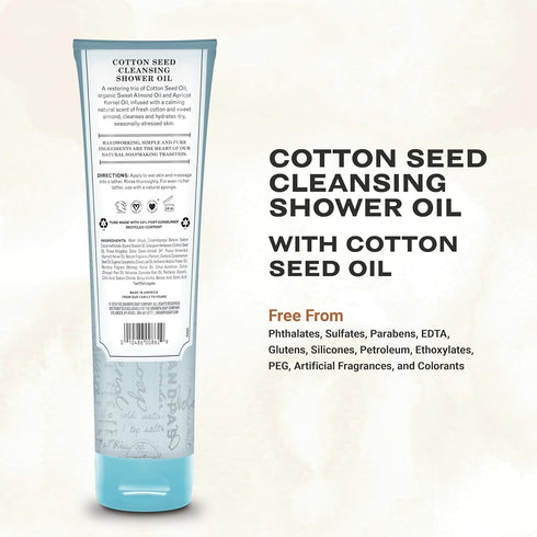 The Grandpa Soap Company Cottonseed Oil Body Wash with Organic Sweet Almond Oils | Vegan & Cruelty Free | 9.5 Fl. Oz.