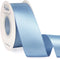 Ribbli Dusty Blue Satin Ribbon,Double Faced Satin 1-1/2 inch x Continuous 25 Yards,Use for Bows Bouquet,Gift Wrapping,Wedding Decoration,Floral Arrangement by Ribbli