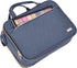 NISHEL Travel Makeup Bag, Portable Stand Up Cosmetic Organizer, Travel Case for Toiletries, Aegean-Blue
