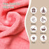 KODAMO Makeup Remover Cloth - Reusable Pads with Travel Bag, 12 Pack, Pink