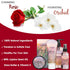 Spa Baskets for Women - Luxury Bath Set with Rose Oil & Orchid, Includes Wash, Bubble Bath, Lotion, Bath Salts, and More