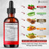 JB Wellness Co 4 OZ Berberine with Ceylon Cinnamon Supplement Liquid Drops + Bitter Melon Extract, Glucomannan