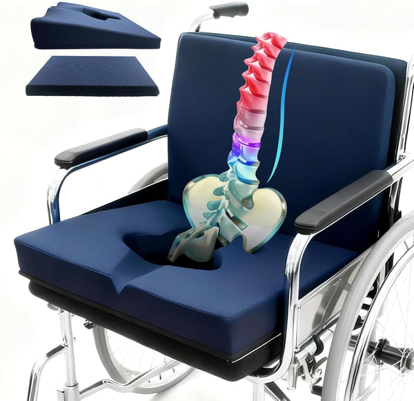 Gel Wheelchair Seat Cushion,Bed Sore Cushions for Butt,hemorrhoid Pillow,Sciatica,Coccyx,Pressure Sore & Ulcer