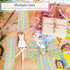 Royal Imports Spring Pastel Wired Ribbon, 2.5" Gingham Design, 25 Yd Roll for Baby Shower