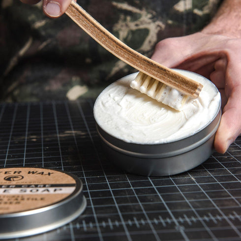 Otter Wax Saddle Soap | 5oz | All-Natural Universal Leather Cleaner | Made in USA