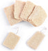 KADS Natural Loofah Sponge, 4 Pcs Unbleached Luffa in Bulk, Eco-Friendly Exfoliating Bath Scrubber for Adults
