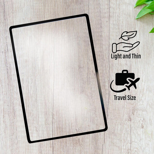 MagniPros Premium 3X (300%) Page Magnifying Lens with 3 Bonus Bookmark Magnifiers for Low Vision Aids