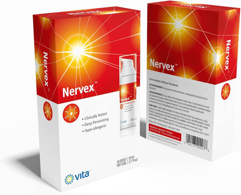 Vita Sciences Nervex Powerful Neuropathy Cream: Advanced Natural Relief for Peripheral Neuropathy, Fibromyalgia