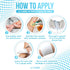 JJ CARE Sterile Gauze Pads 2" x 2" (Pack of 100), 12-Ply Cotton, Individually-Wrapped for First Aid Kit & Wound Care