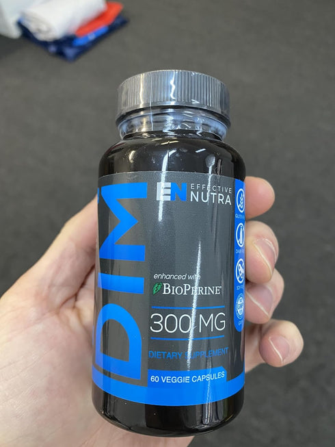 Dim Supplement 300mg - Extra Strength Diindolylmethane for Men & Women + BioPerine - Estrogen Blocker, Hormone Balance