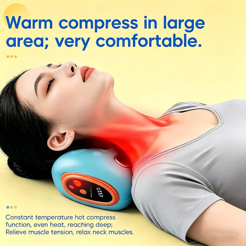 ZHEATME 2026 Massager,3 1 Neck Massager Deep Tissue Massage with Heating and Vibration Neck in Portable