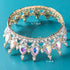 Queen Crown Rhinestone Wedding Crowns, Tiaras for Women, Costume Party Hair Accessories, Birthday Crown